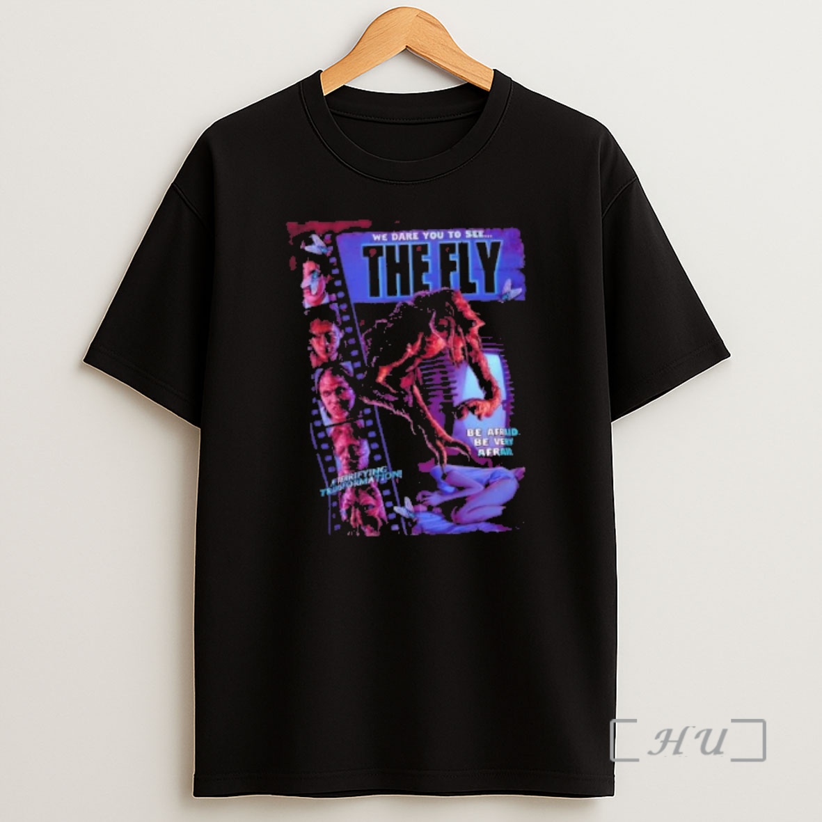 Officials The Fly 1986 Retro Horror Movie Shirt Sweatshirt Tee