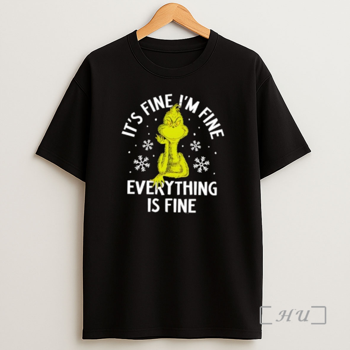 Officials The Grinch Its Fine Im Fine Everything Is Fine Stylish Premium Shirt Sweatshirt Tee