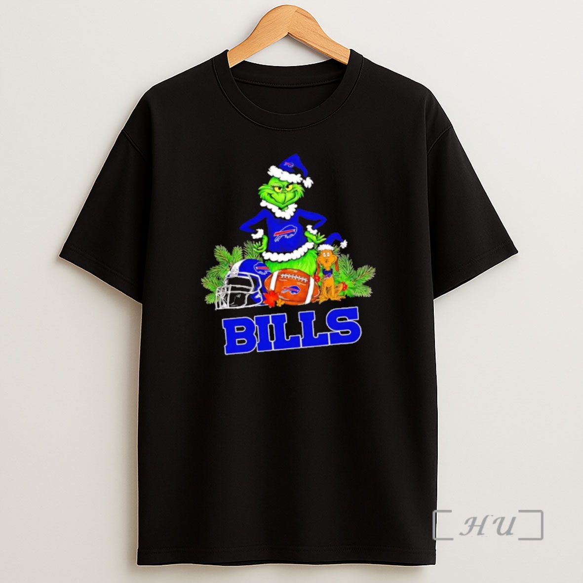 Officials The Grinch And Max Buffalo Bills Christmas Helmet Items Shirt Sweatshirt Tee