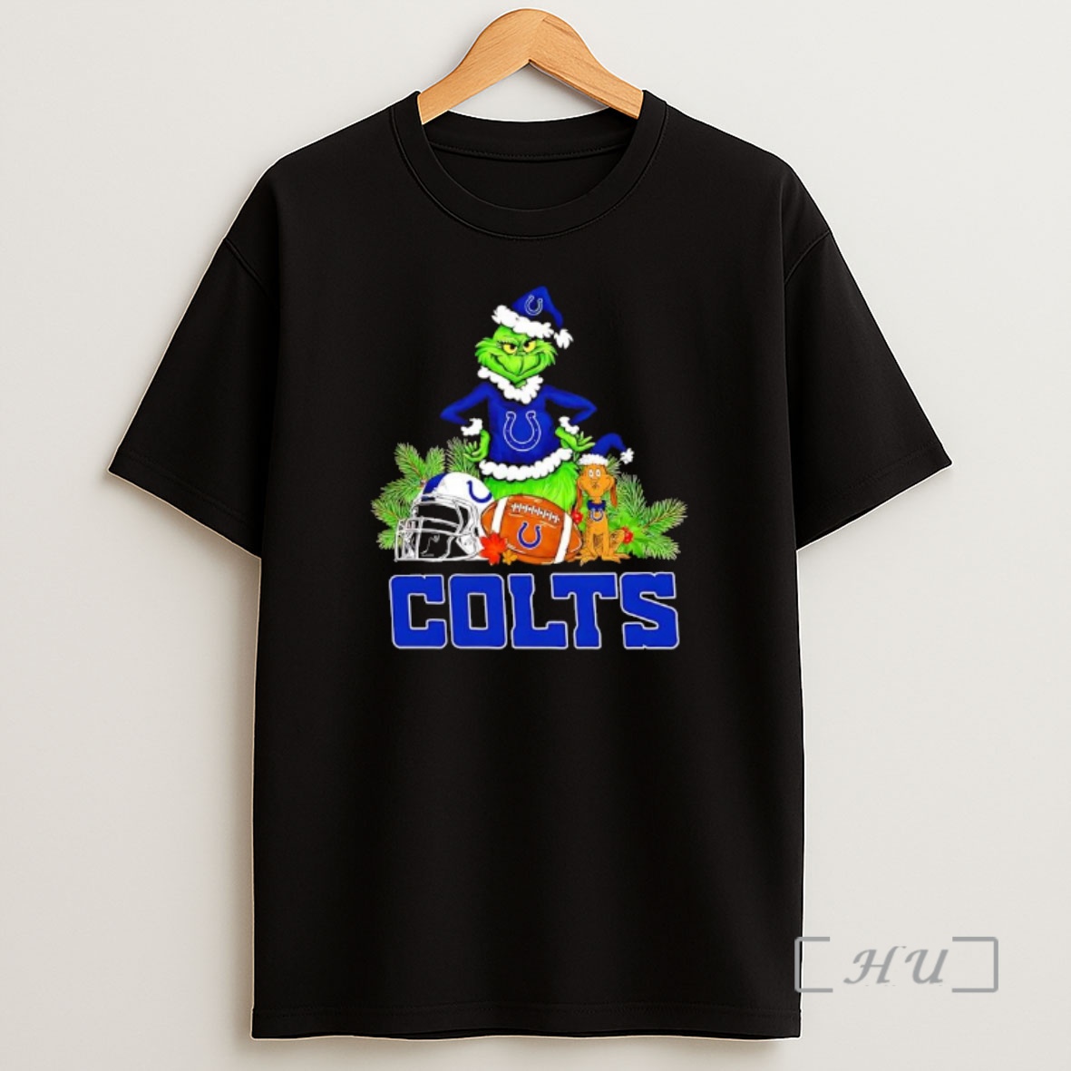 Officials The Grinch And Max Indianapolis Colts Christmas Helmet Items Shirt Sweatshirt Tee