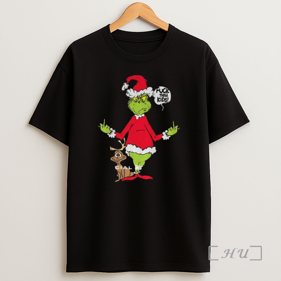 Officials The Grinch And Max Fuck Them Kids Special Limited Edition Christmas Shirt Sweatshirt Tee