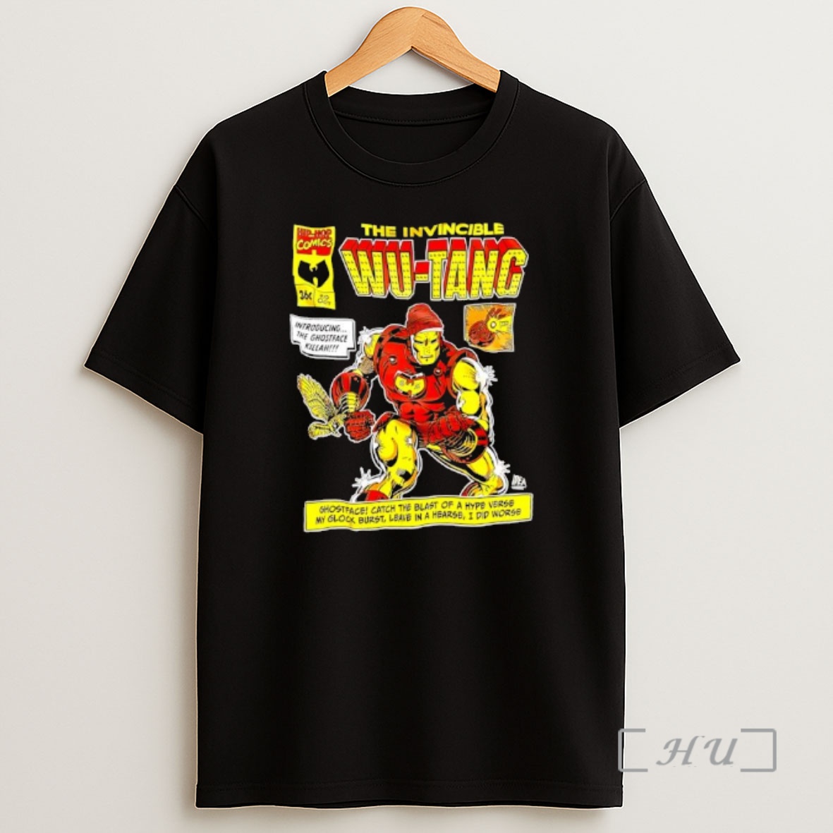 Officials The Invincible Wu Tang Ghostface Killah Iron Man Collab Shirt Sweatshirt Tee