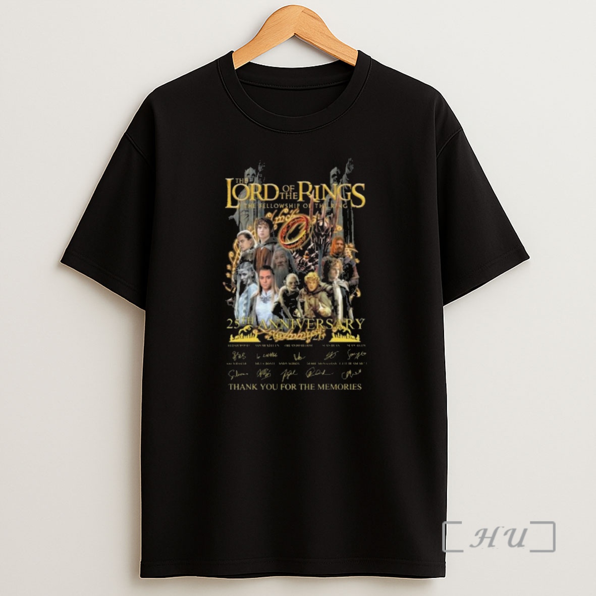 Officials The Lord Of The Rings The Fellowship Of The Ring 25th Anniversary 1001 2026 Signatures Thank You For The Memories Shirt Sweatshirt Tee