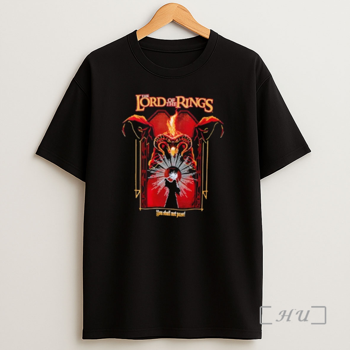 Officials The Lord Of The Rings Balrog You Shall Not Pass Tonal Shirt Sweatshirt Tee