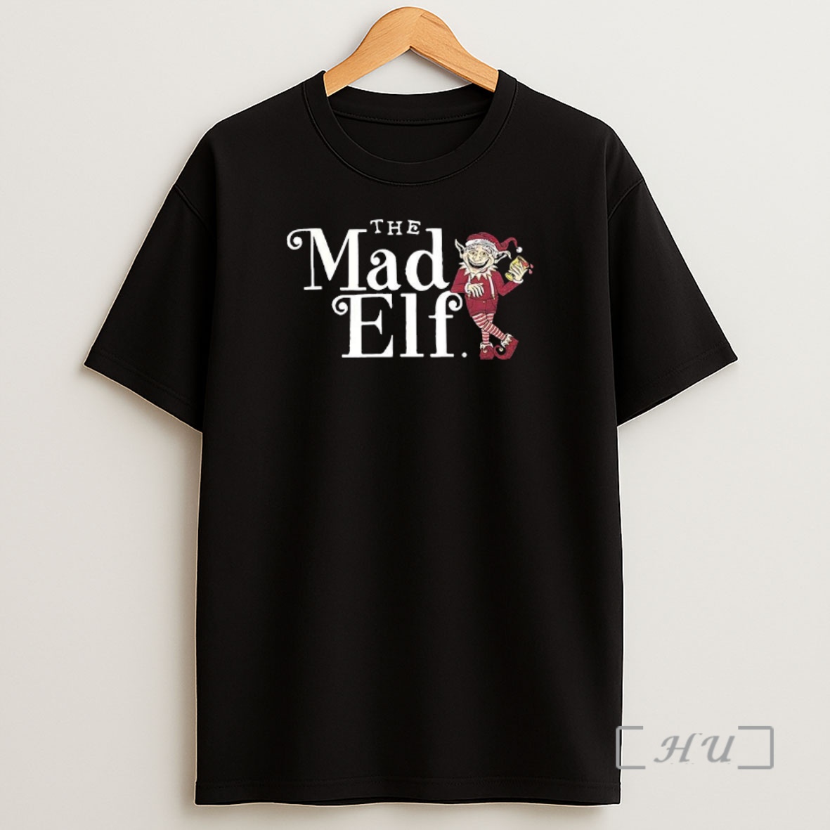 Officials The Mad Elf Label Art Merry Christmas Shirt Sweatshirt Tee