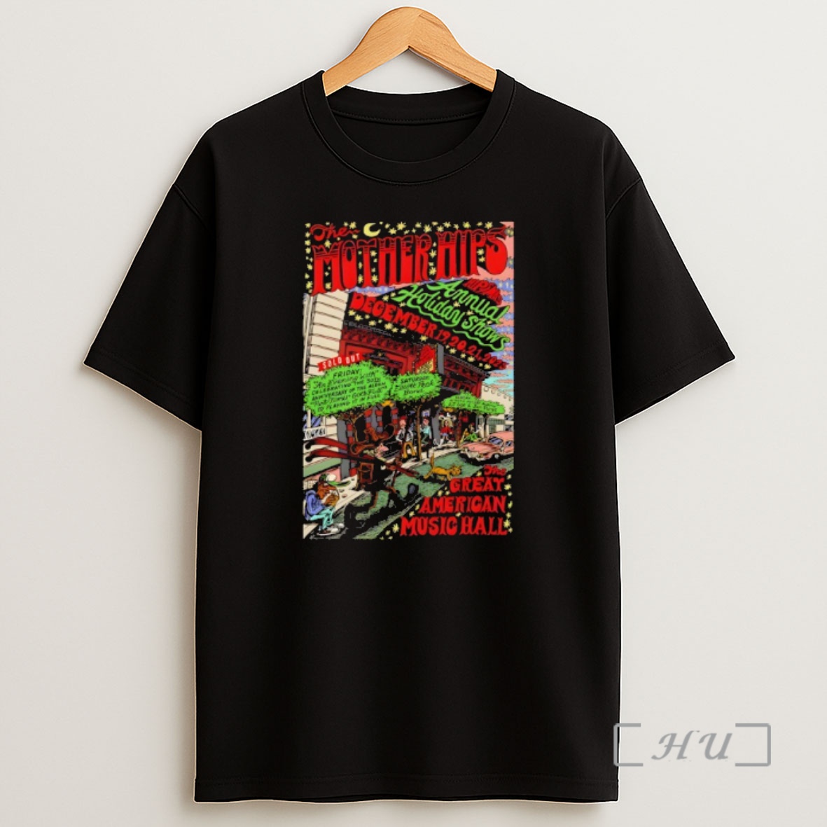 Officials The Mother Hips Dec 19 21 2025 Great American Music Hall In Shirt Sweatshirt Tee