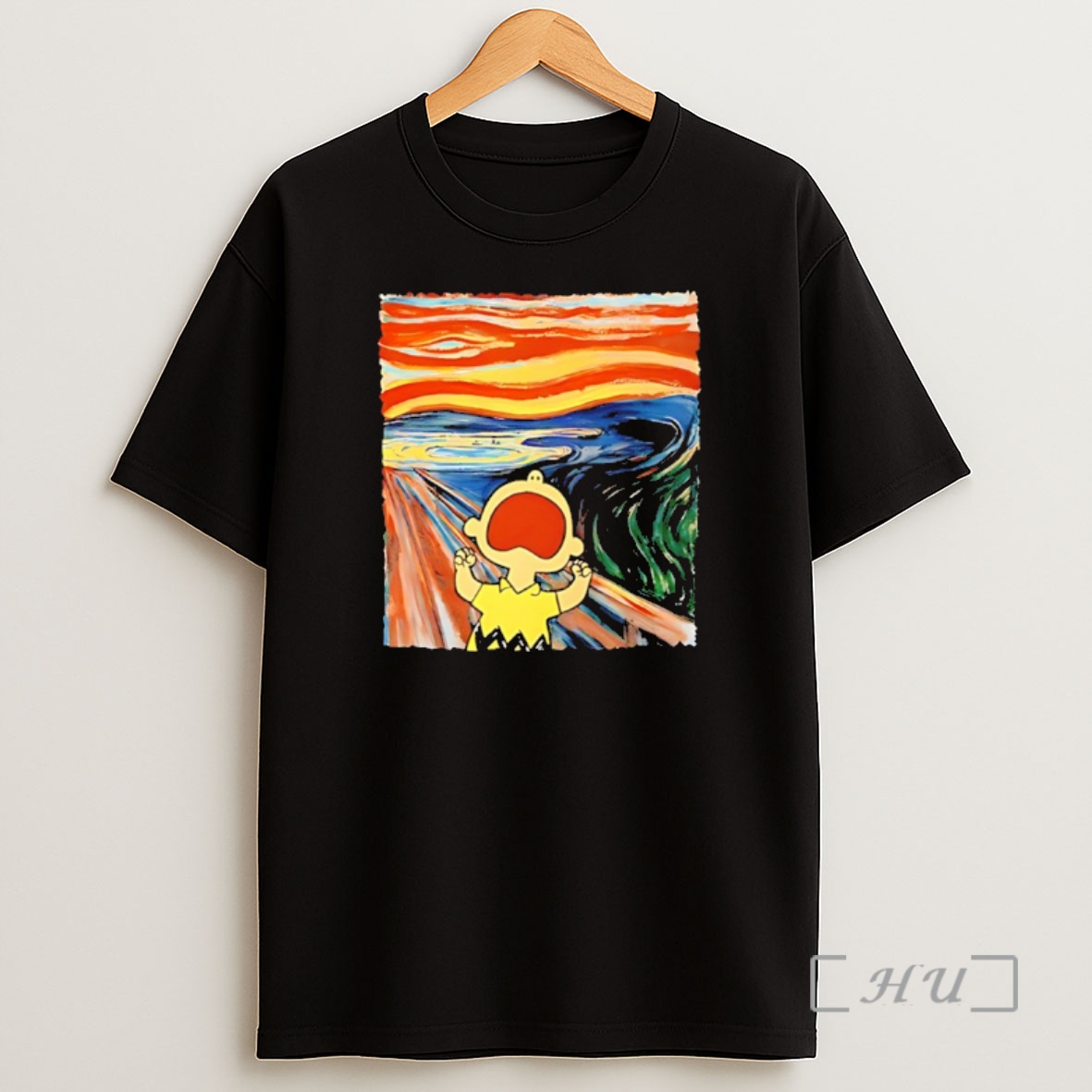 Officials The Peanuts Charlie Brown Scream Art Shirt Sweatshirt Tee