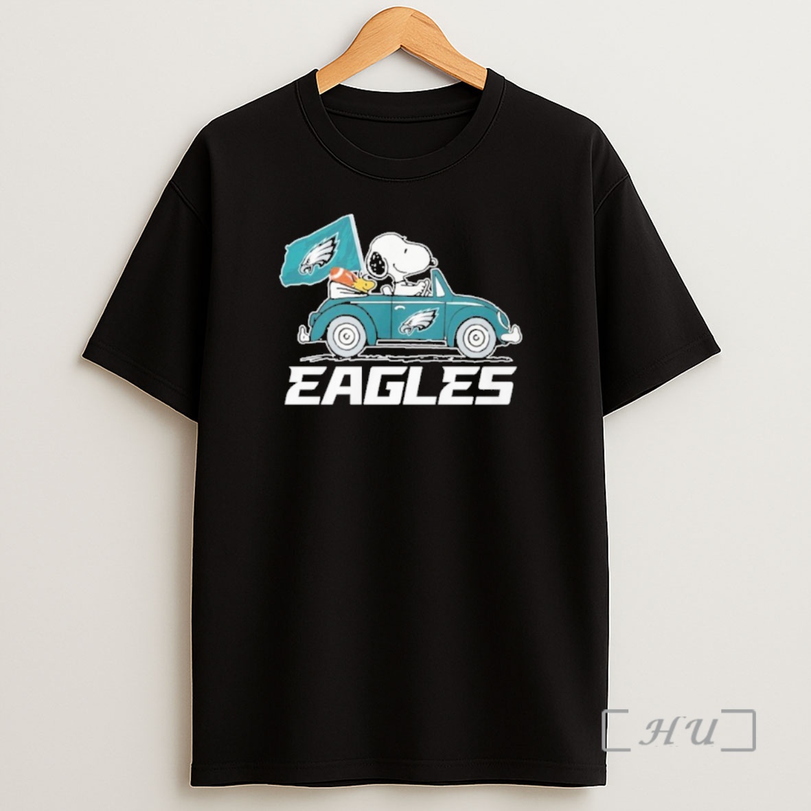Officials The Peanuts Driving Car X Philadelphia Eagles 2026 Shirt Sweatshirt Tee
