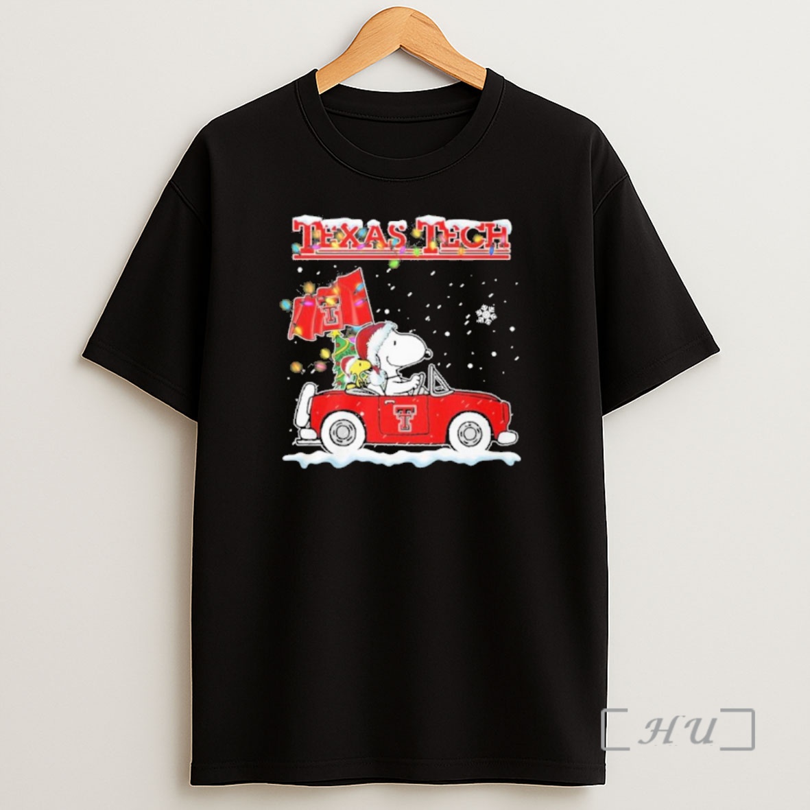 Officials The Peanuts Driving Carx Texas Tech Red Raiders Christmas Shirt Sweatshirt Tee