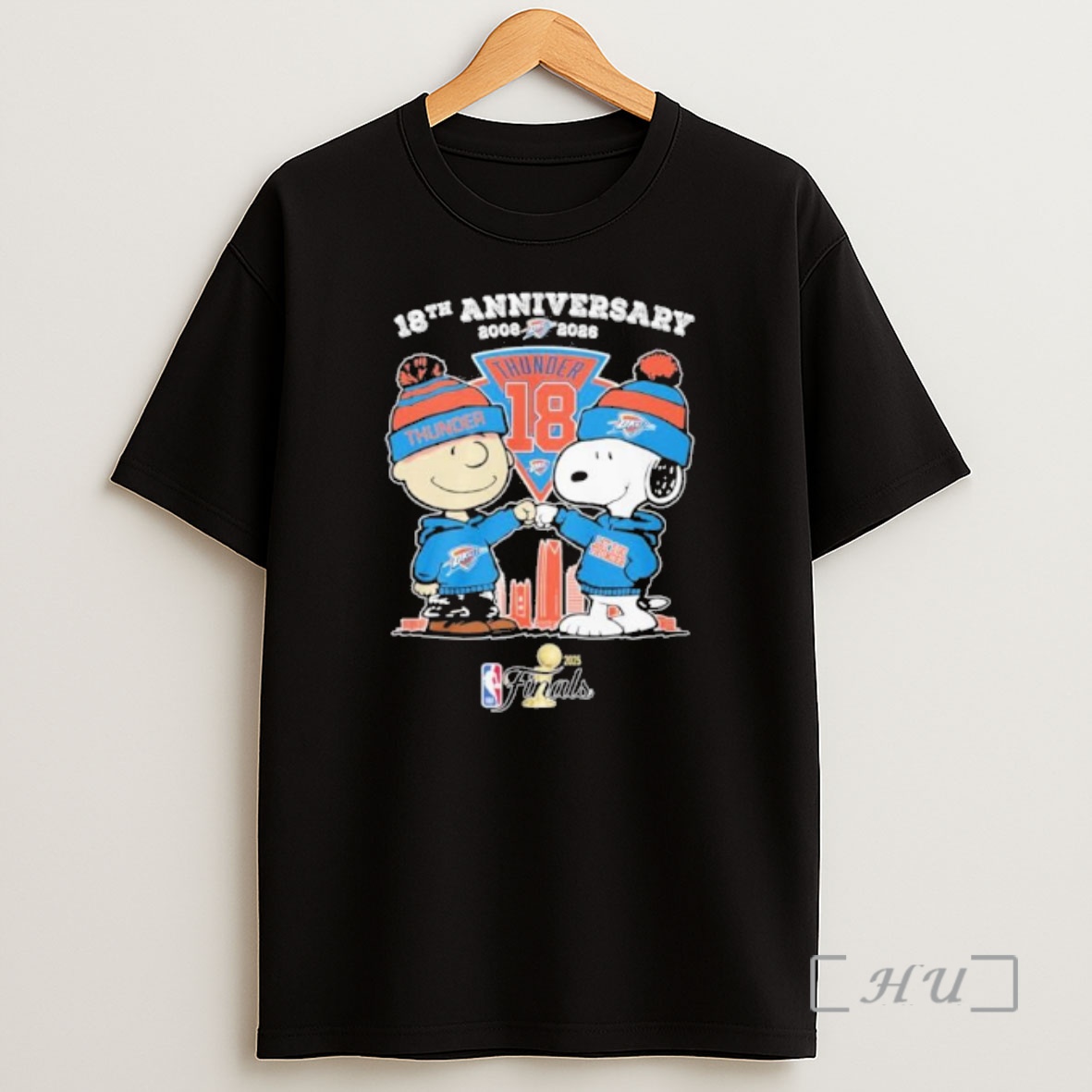 Officials The Peanuts Fist Bump X Okc Thunder 18th Anniversary 2008 2026 Shirt Sweatshirt Tee