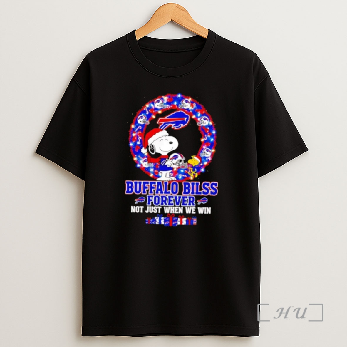 Officials The Peanuts Snoopy Christmas Buffalo Bills Forever Not Just When We Win Shirt Sweatshirt Tee