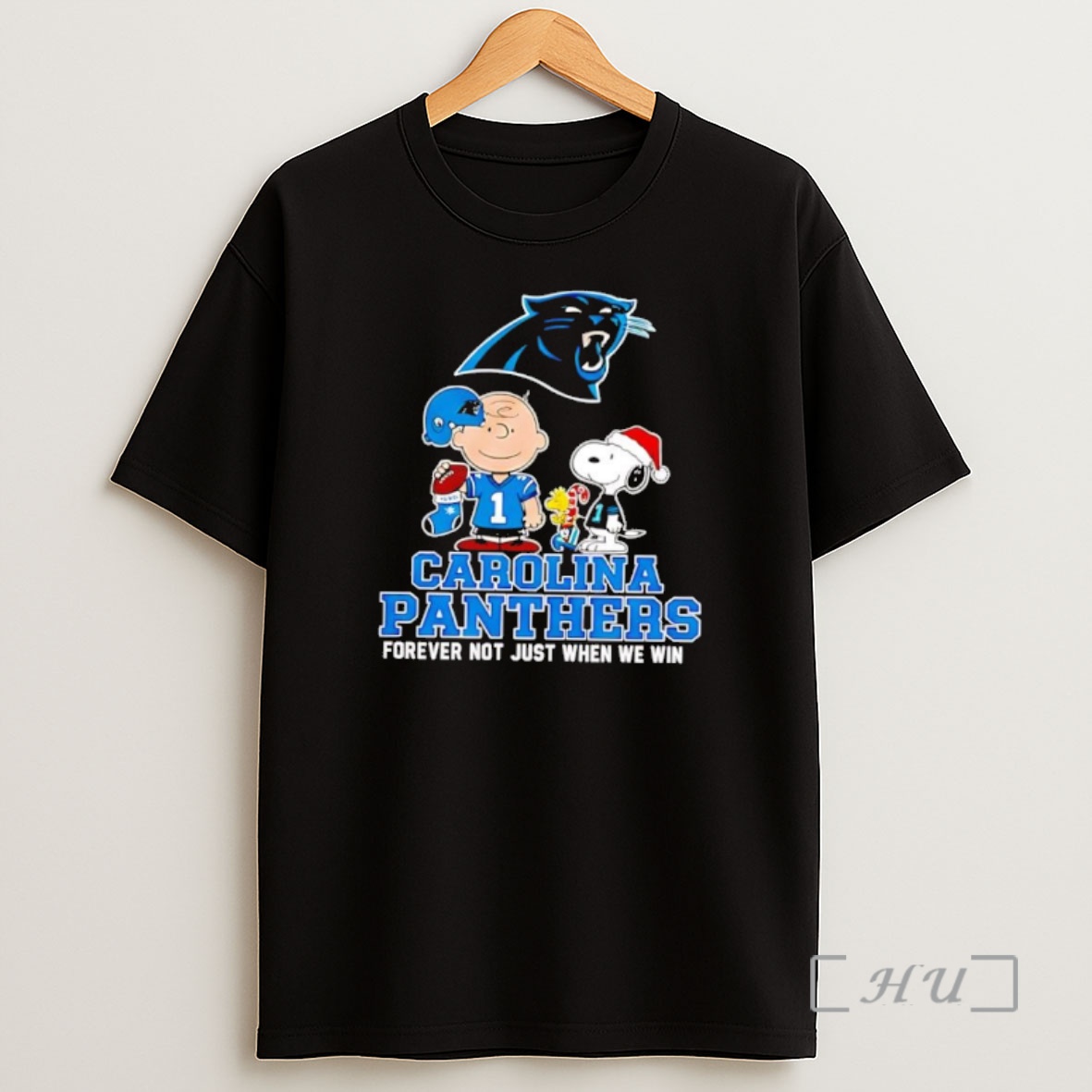 Officials The Peanuts Snoopy Christmas Carolina Panthers Forever Not Just When We Win Shirt Sweatshirt Tee