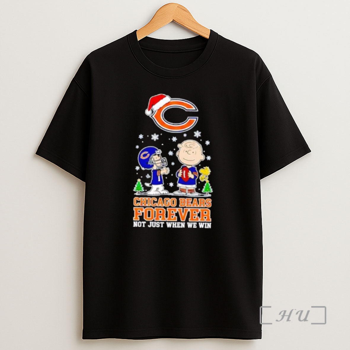 Officials The Peanuts Snoopy Christmas Chicago Bears Forever Not Just When We Win Shirt Sweatshirt Tee