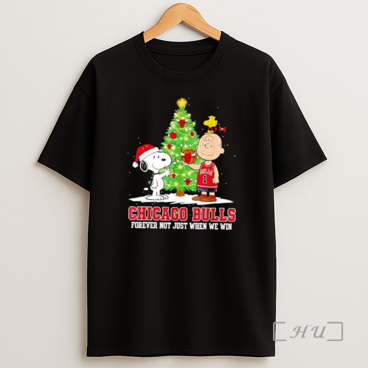 Officials The Peanuts Snoopy Christmas Chicago Bulls Forever Not Just When We Win Shirt Sweatshirt Tee