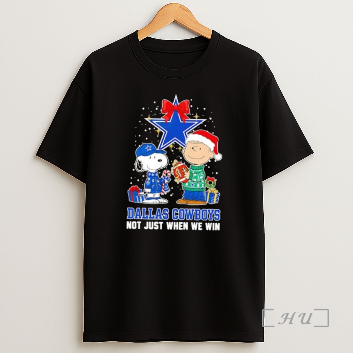 Officials The Peanuts Snoopy Christmas Dallas Cowboys Forever Not Just When We Win Shirt Sweatshirt Tee