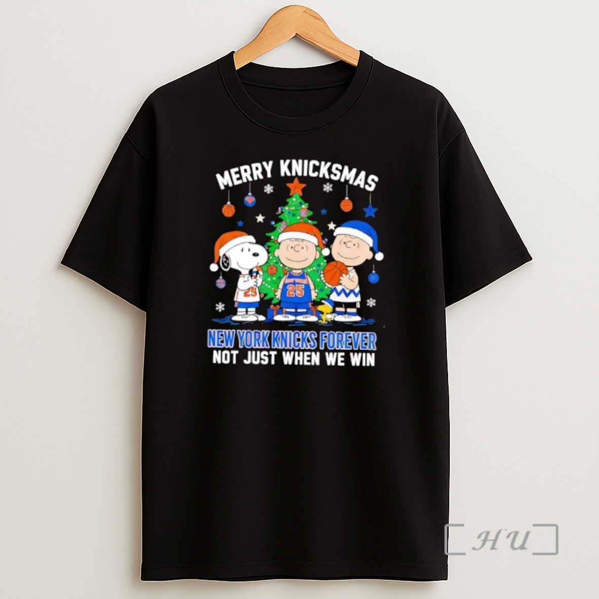 Officials The Peanuts Snoopy Christmas New York Knicks Forever Not Just When We Win Shirt Sweatshirt Tee