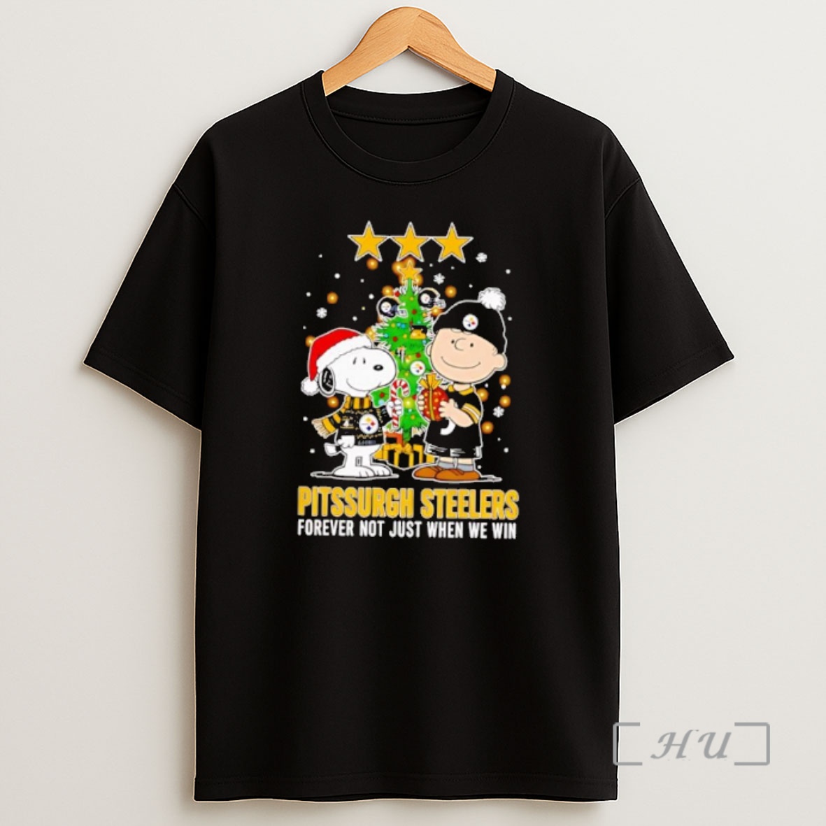 Officials The Peanuts Snoopy Christmas Pittsburgh Steelers Forever Not Just When We Win Shirt Sweatshirt Tee