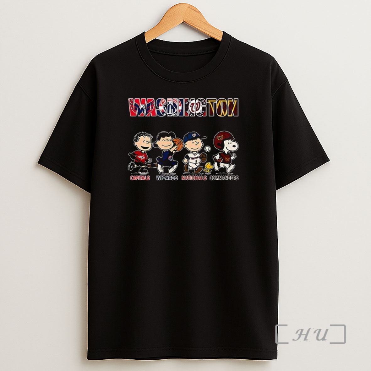 Officials The Peanuts Washington Capitals Wizards Nationals And Commanders Premium Shirt Sweatshirt Tee