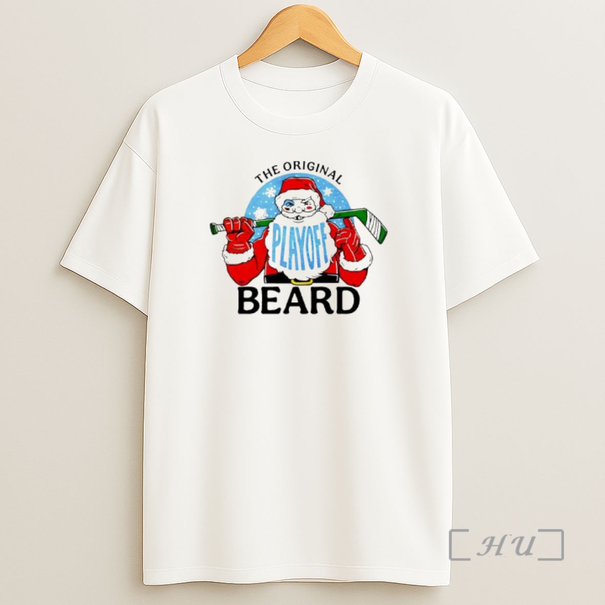 Officials The Playoff Beard Santa Claus Hockey Shirt Sweatshirt Tee