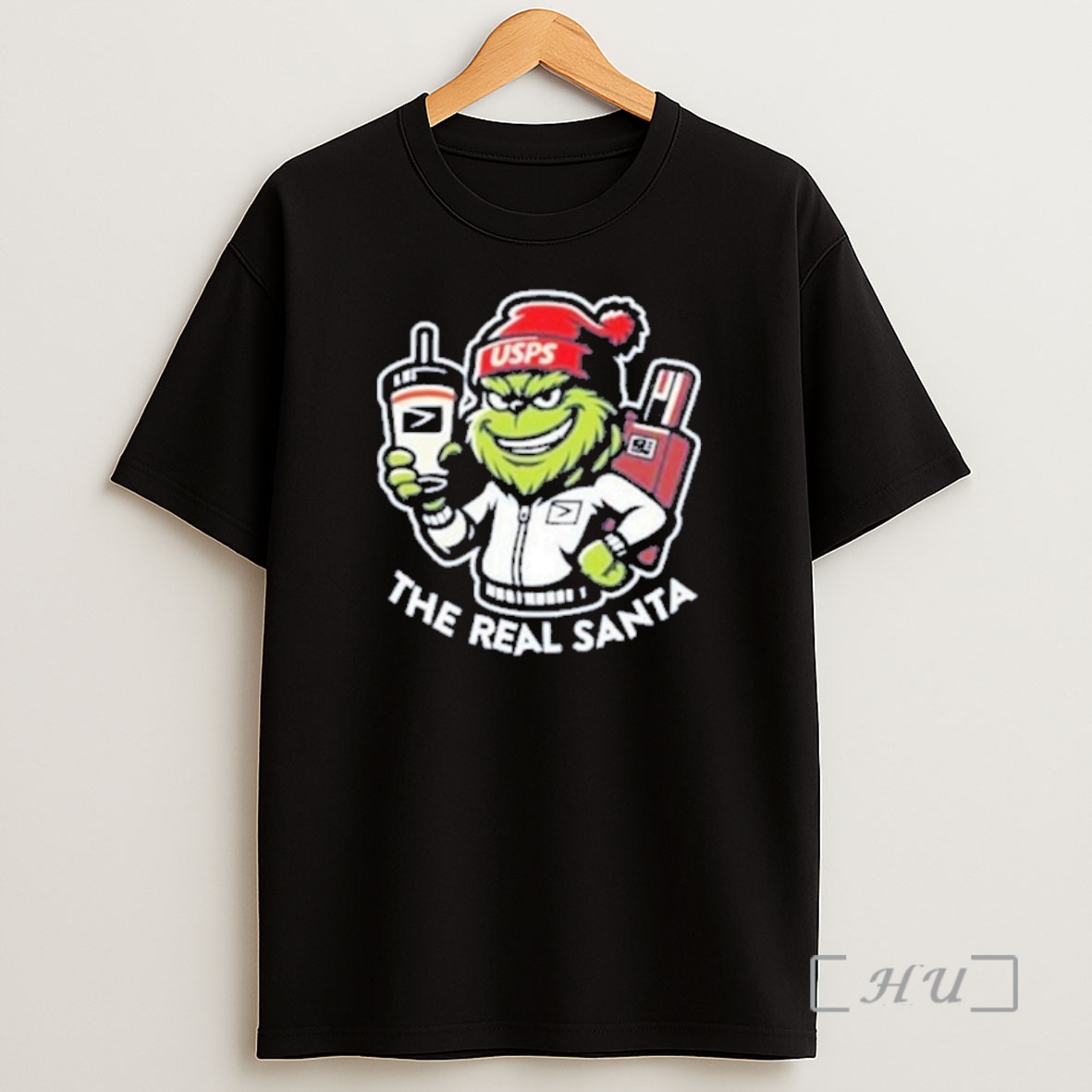 Officials The Real Santa Usps Grinch Shirt Sweatshirt Tee
