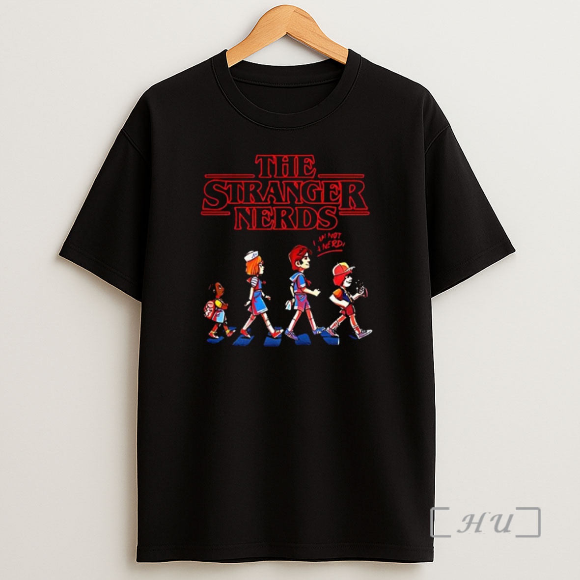 Officials The Stranger Nerds Stranger Things I Am Not A Nerd Cross The Stress Cartoon Parody Premium Shirt Sweatshirt Tee
