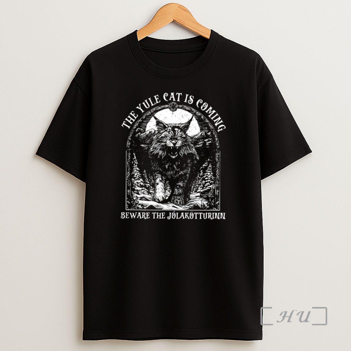 Officials The Yule Cat Is Comming Beware The Jolakotturinn Christmas Icelandic Folklore Premium Shirt Sweatshirt Tee