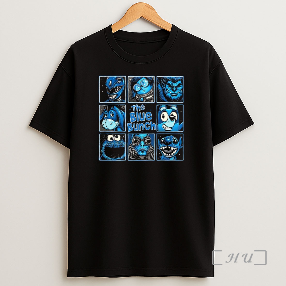 Officials The Blue Bunch Fictional Blue Character Graphic Shirt Sweatshirt Tee