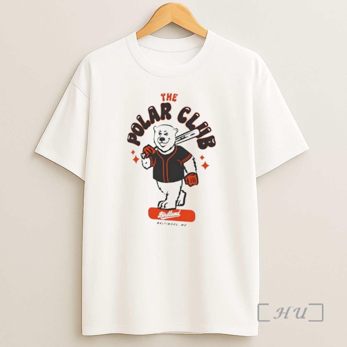 Officials The Polar Club Baltimore Orioles Baseball Shirt Sweatshirt Tee