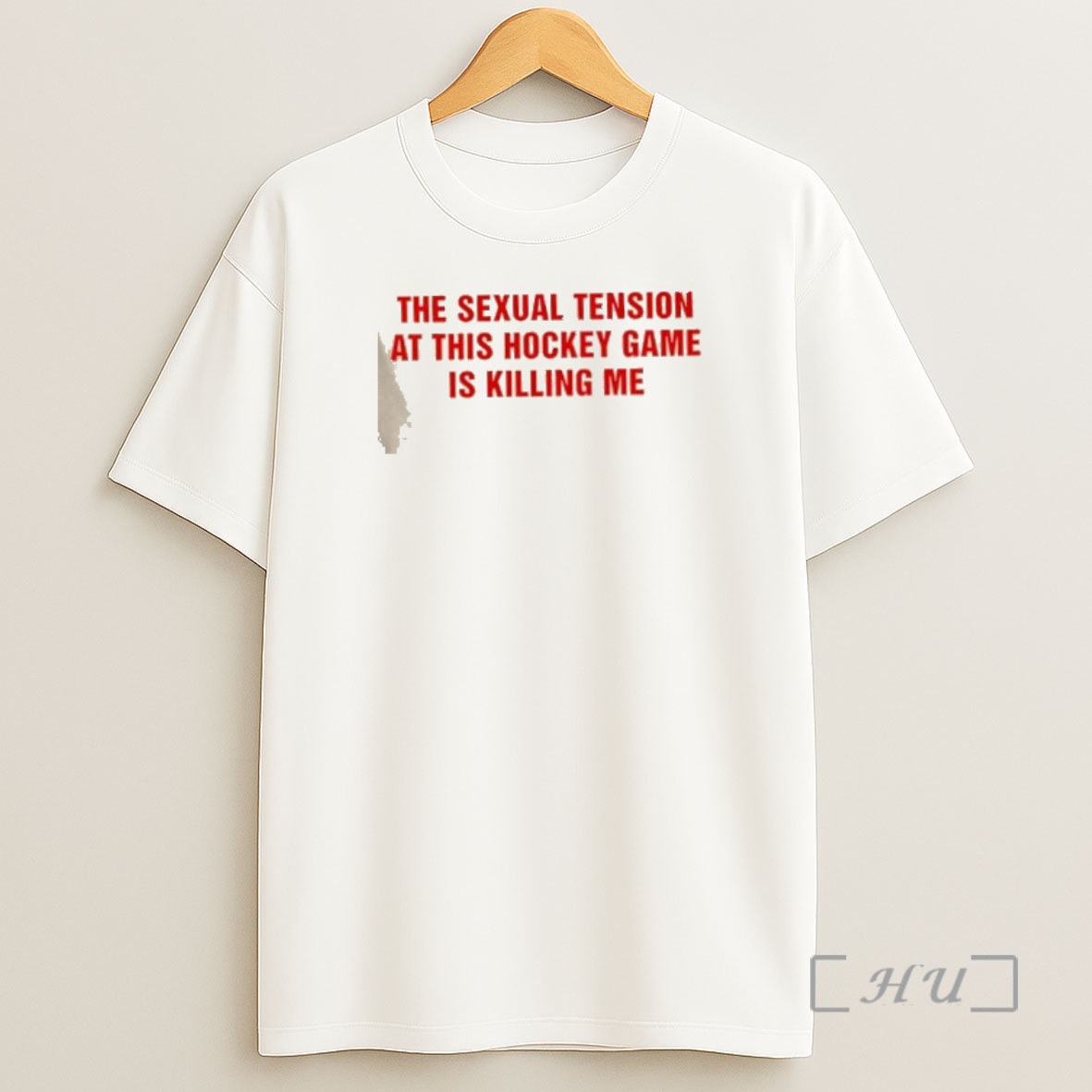 Officials The Sexual Tension In This Hockey Game Is Killing Me Text Shirt Sweatshirt Tee