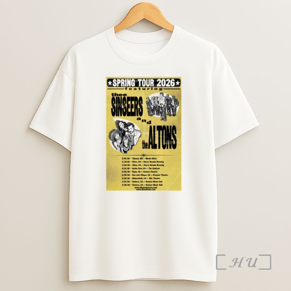 Officials Thee Sinseers And The Altons Spring 2026 Shows Shirt Sweatshirt Tee