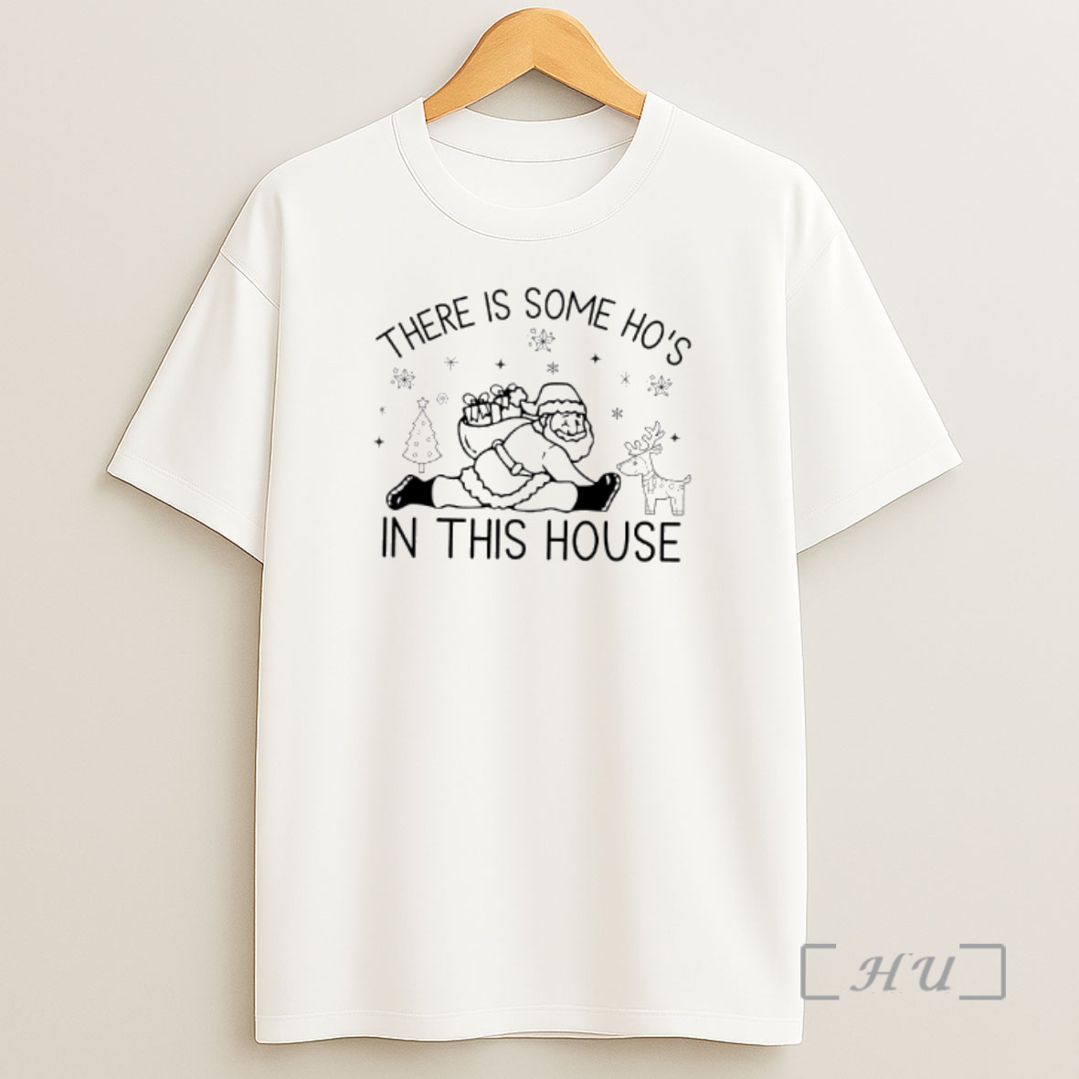 Officials There Is Some Hos In This House Christmas Santa Premium Shirt Sweatshirt Tee