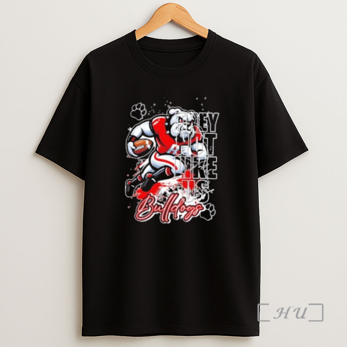Officials They Not Like Us Georgia Bulldogs Mascot Football Shirt Sweatshirt Tee