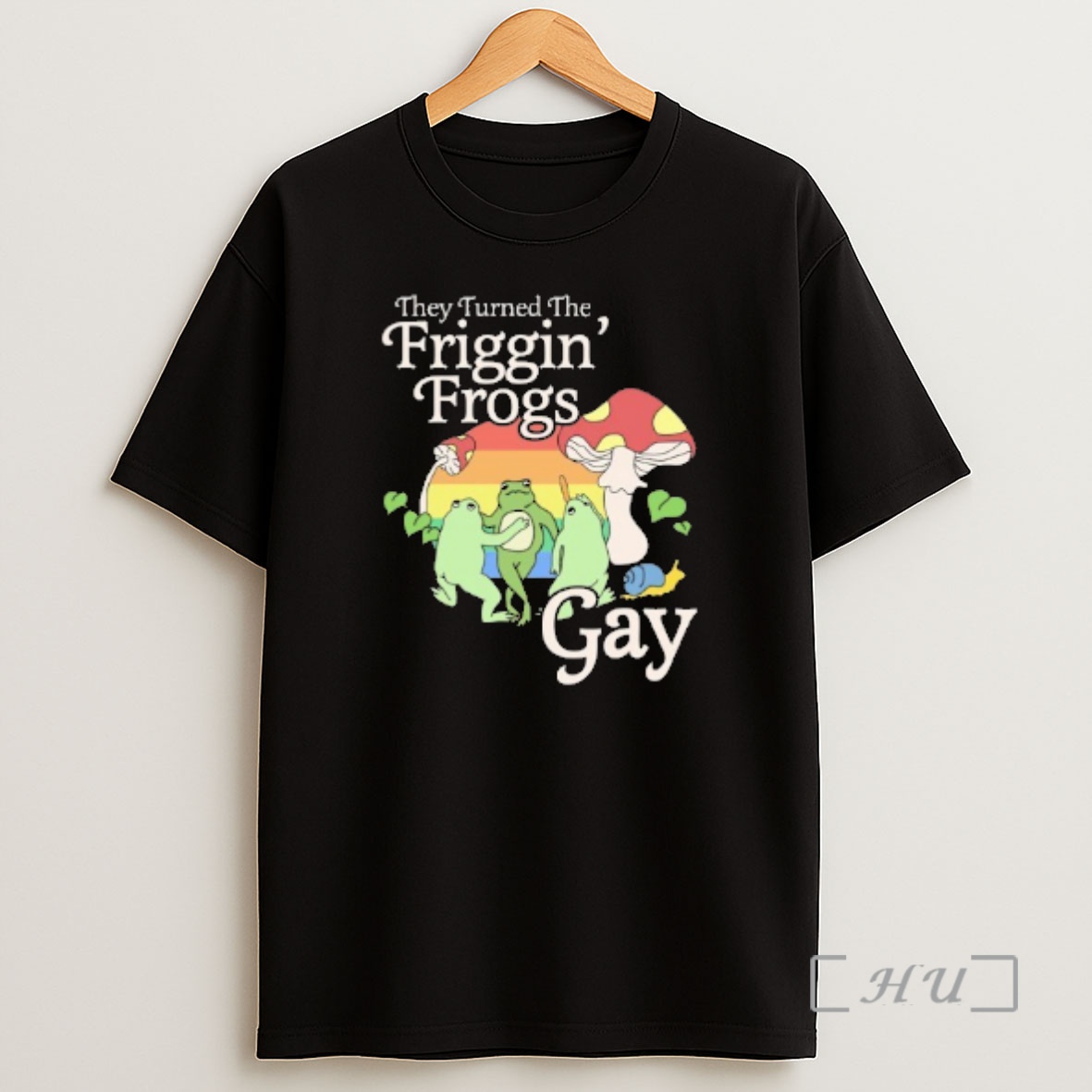Officials They Turned The Friggin Frog Gay Shirt Sweatshirt Tee