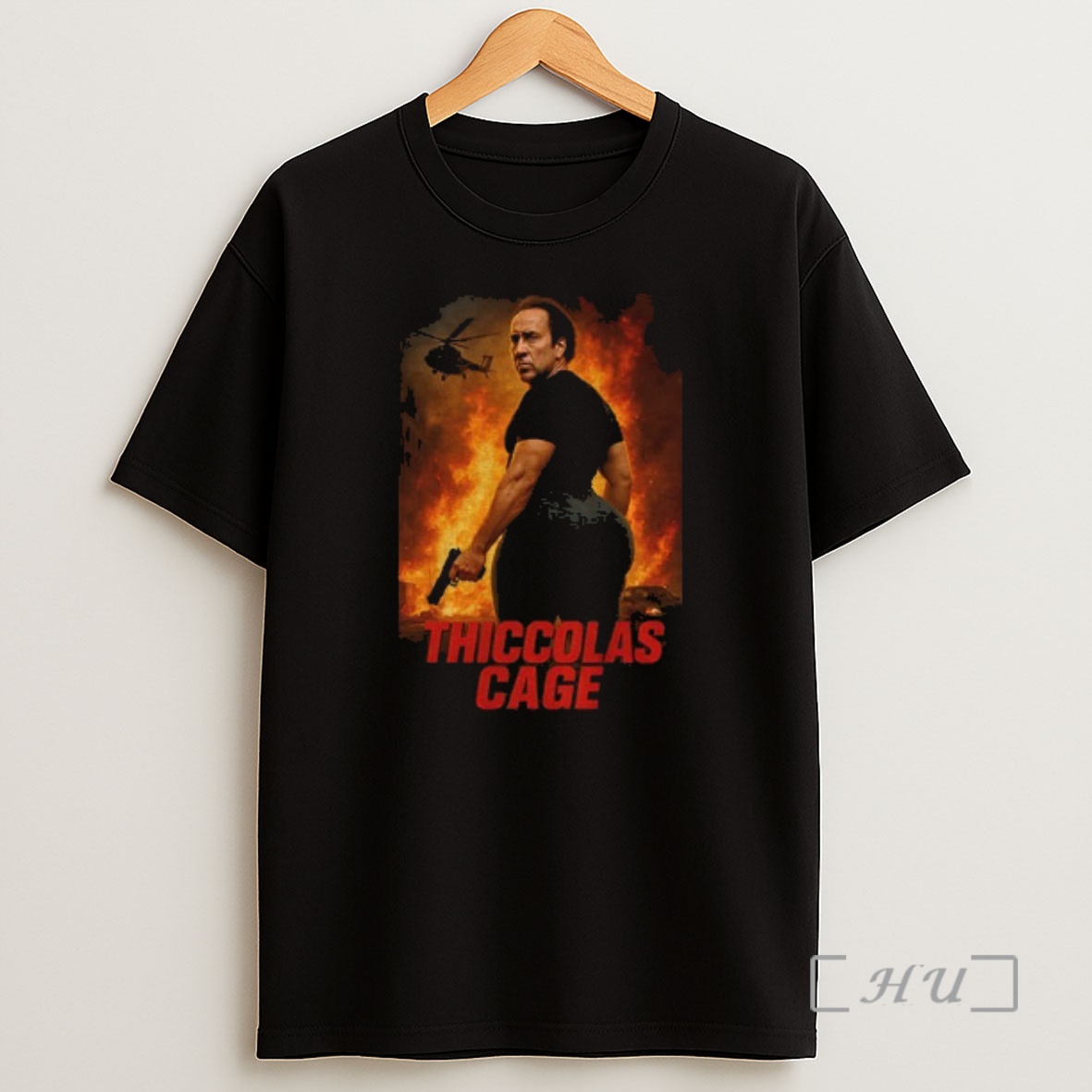 Officials Thiccolas Cage Meme Big Butts Shirt Sweatshirt Tee