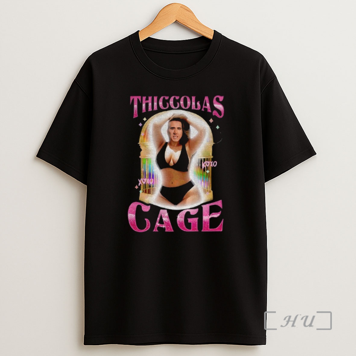 Officials Thiccolas Cage Meme Funny Gag Shirt Sweatshirt Tee