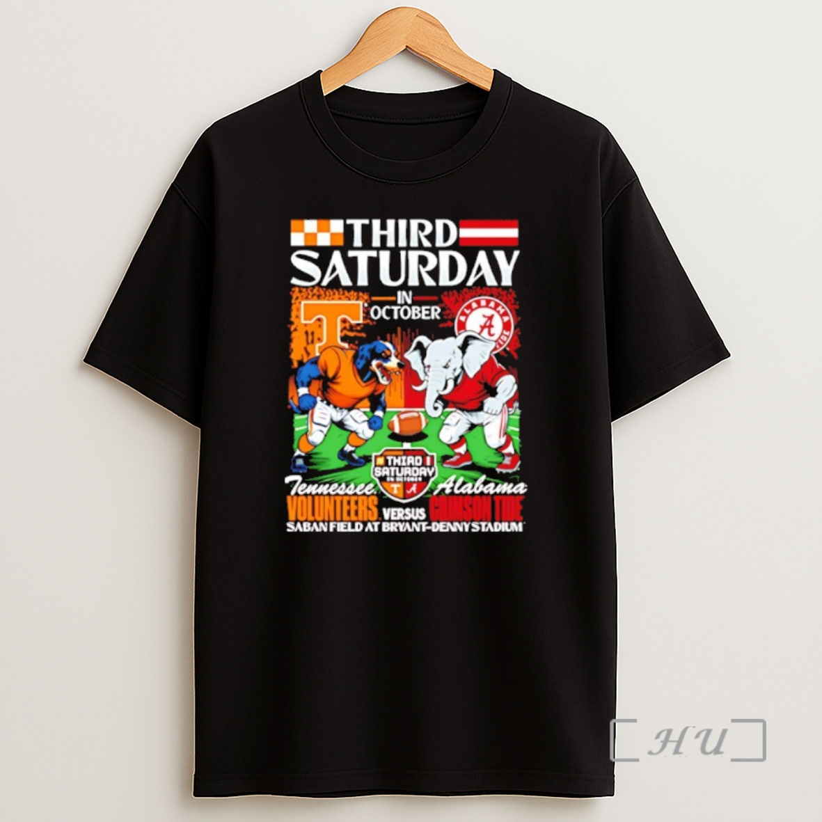 Officials Third Saturday In October 2025 Tennessee Volunteers Vs Alabama Crimson Tide Mascot Premium Shirt Sweatshirt Tee