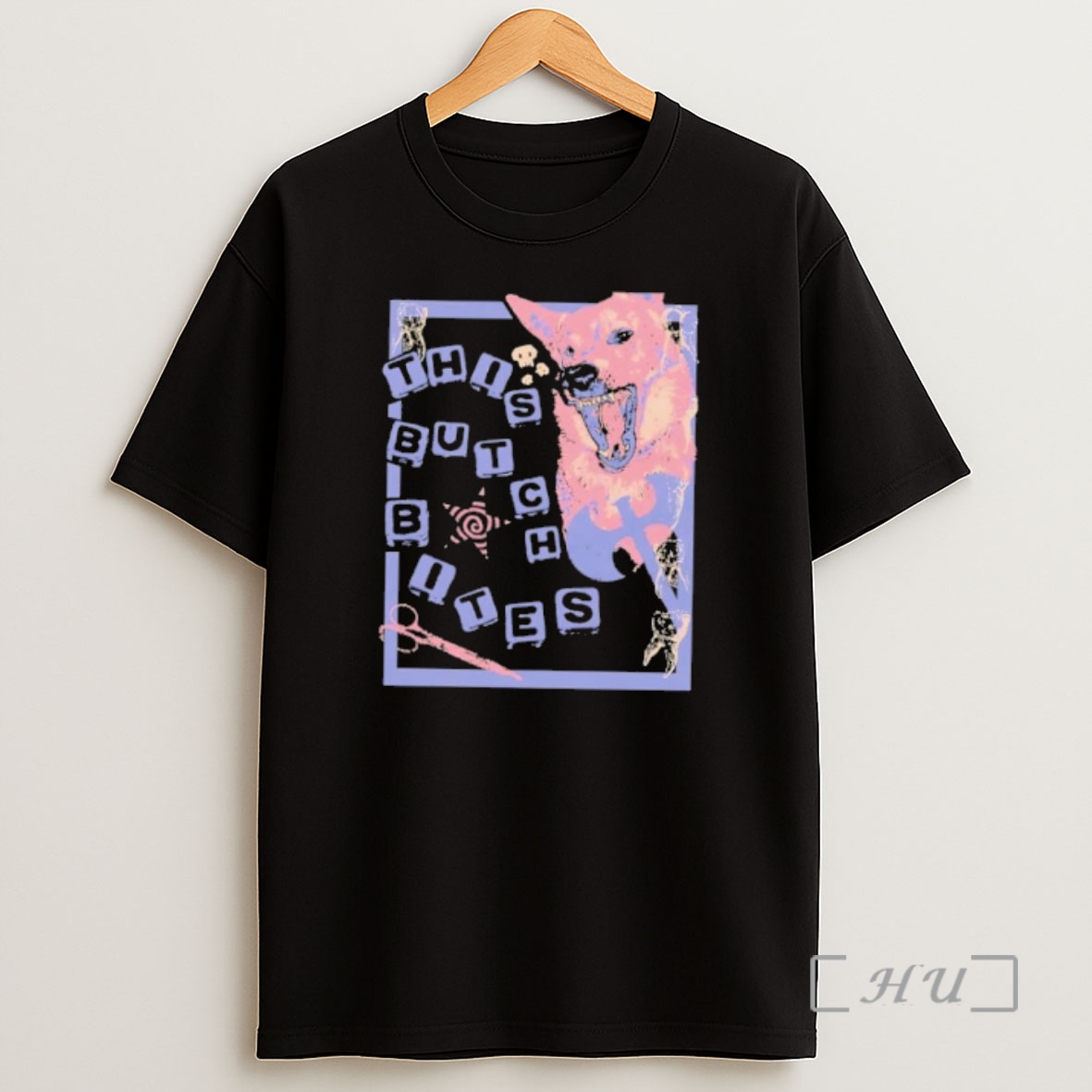 Officials This Butch Bites Dog Art Retro Shirt Sweatshirt Tee