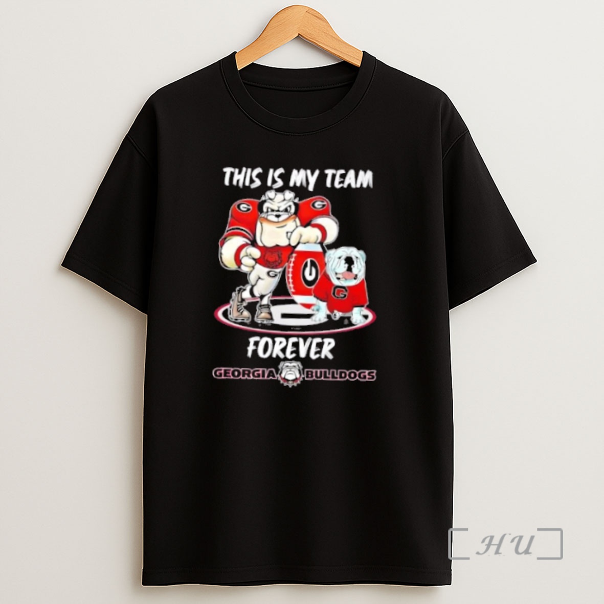 Officials This Is My Team Forever Georgia Bulldogs Mascot Shirt Sweatshirt Tee