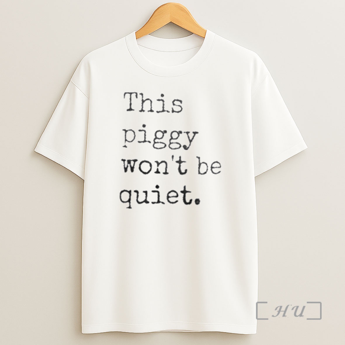 Officials This Piggy Wont Be Quiet Shirt Sweatshirt Tee