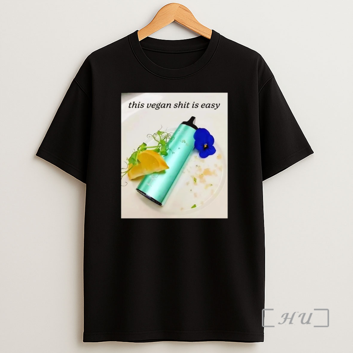 Officials This Vegan Shit Is Easy Deeplyrooted Hair Serum Dishes Premium Shirt Sweatshirt Tee