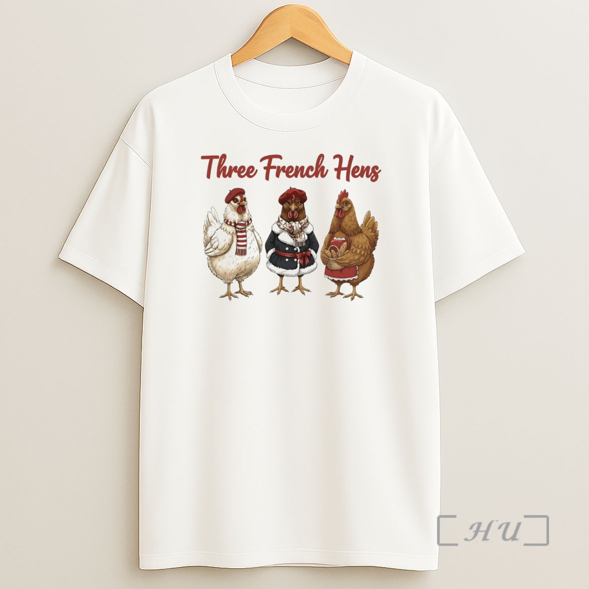 Officials Three French Hens Christmas Premium Shirt Sweatshirt Tee