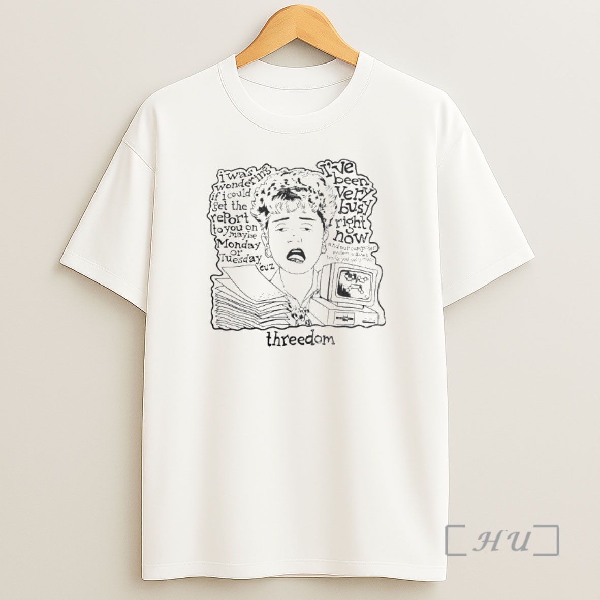 Officials Threedom Corporate Lady Ive Been Very Busy Right Now Shirt Sweatshirt Tee