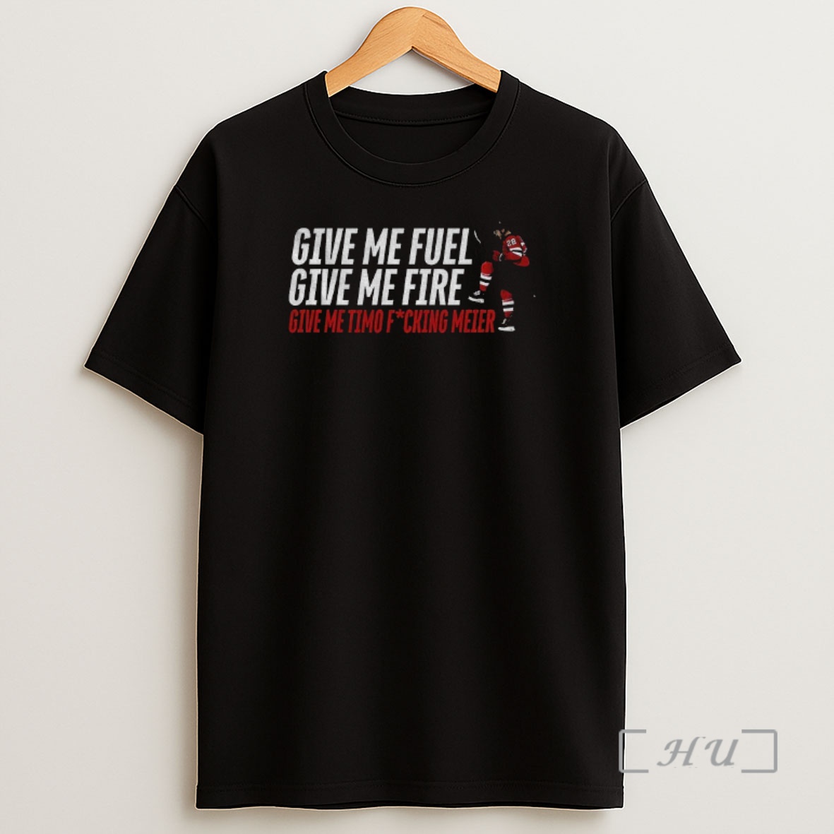 Officials Timo Meier New Jersey Devils Give Me Fuel Give Me Fire Give Me Timo Fucking Meier Shirt Sweatshirt Tee