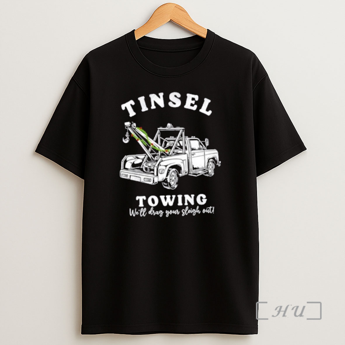 Officials Tinsel Towing Well Drag The Sleigh Out Shirt Sweatshirt Tee