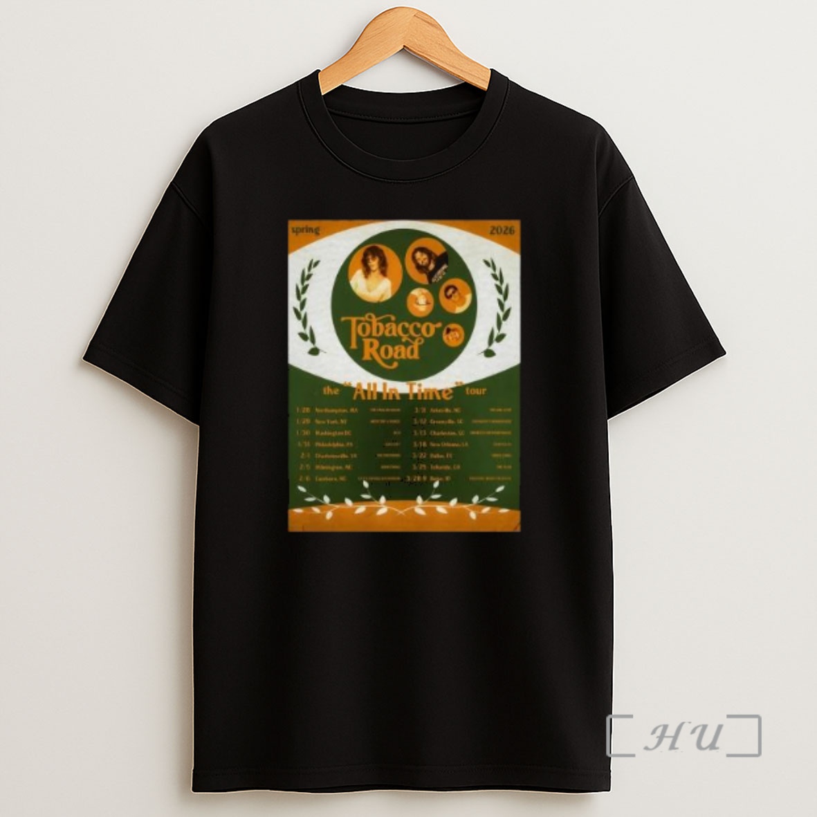 Officials Tobacco Road The All In Time Tour Spring 2026 Circle Black Shirt Sweatshirt Tee