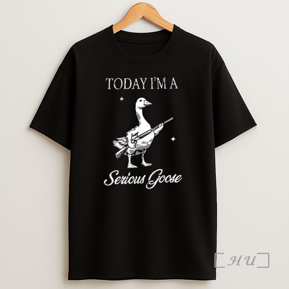 Officials Today Im A Serious Goose With Gun Premium Shirt Sweatshirt Tee