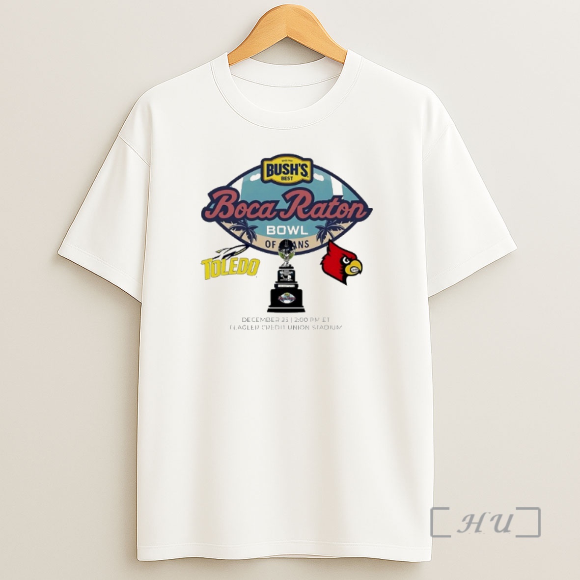 Officials Toledo Rockets Vs Louisville Cardinals 2025 Boca Raton Bowl Shirt Sweatshirt Tee