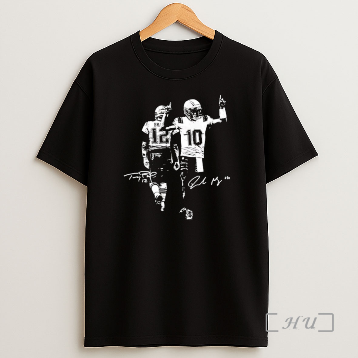 Officials Tom Brady Drake Maye New England Patriots Signature Shirt Sweatshirt Tee
