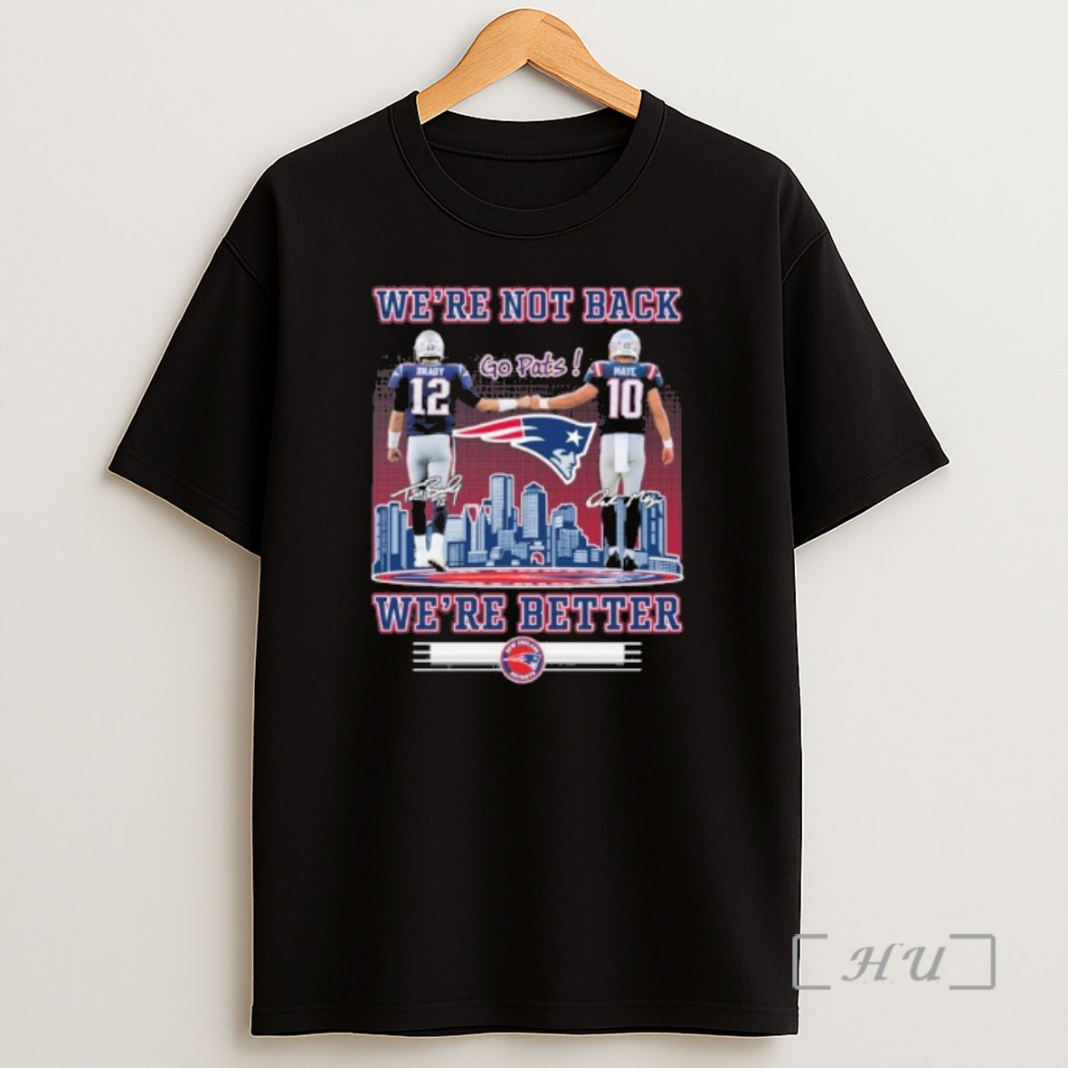 Officials Tom Brady Vs Drake Maye Were Better New England Patriots Shirt Sweatshirt Tee