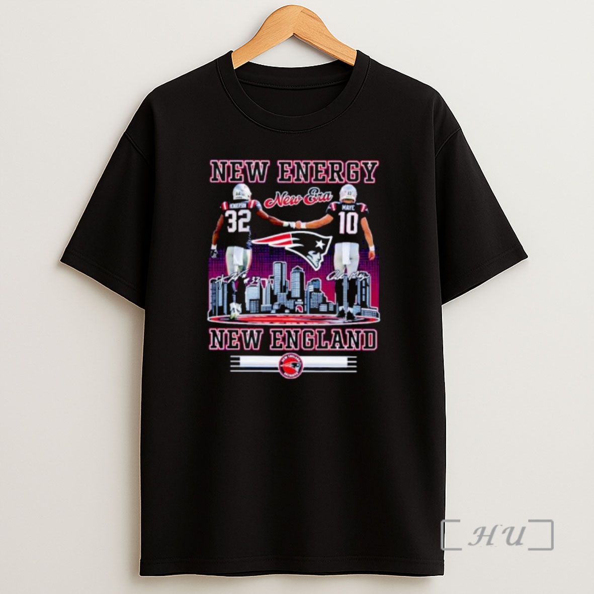 Officials Tom Brady And Drake Maye New England Patriots New Energy New England Ornaments Shirt Sweatshirt Tee